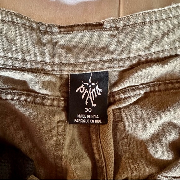 Prana Cargo Pants, Size 30, Tan Color, 2 Thigh Pockets - Picture 6 of 9